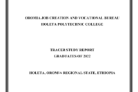 2022 graduates Tracer study report of HPC